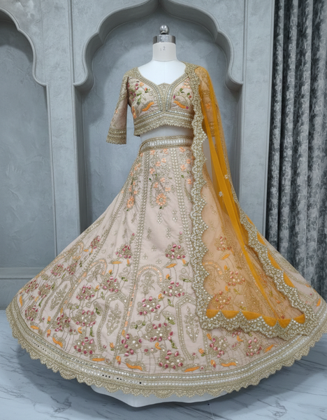 French Crepe Silk Lehenga Choli set