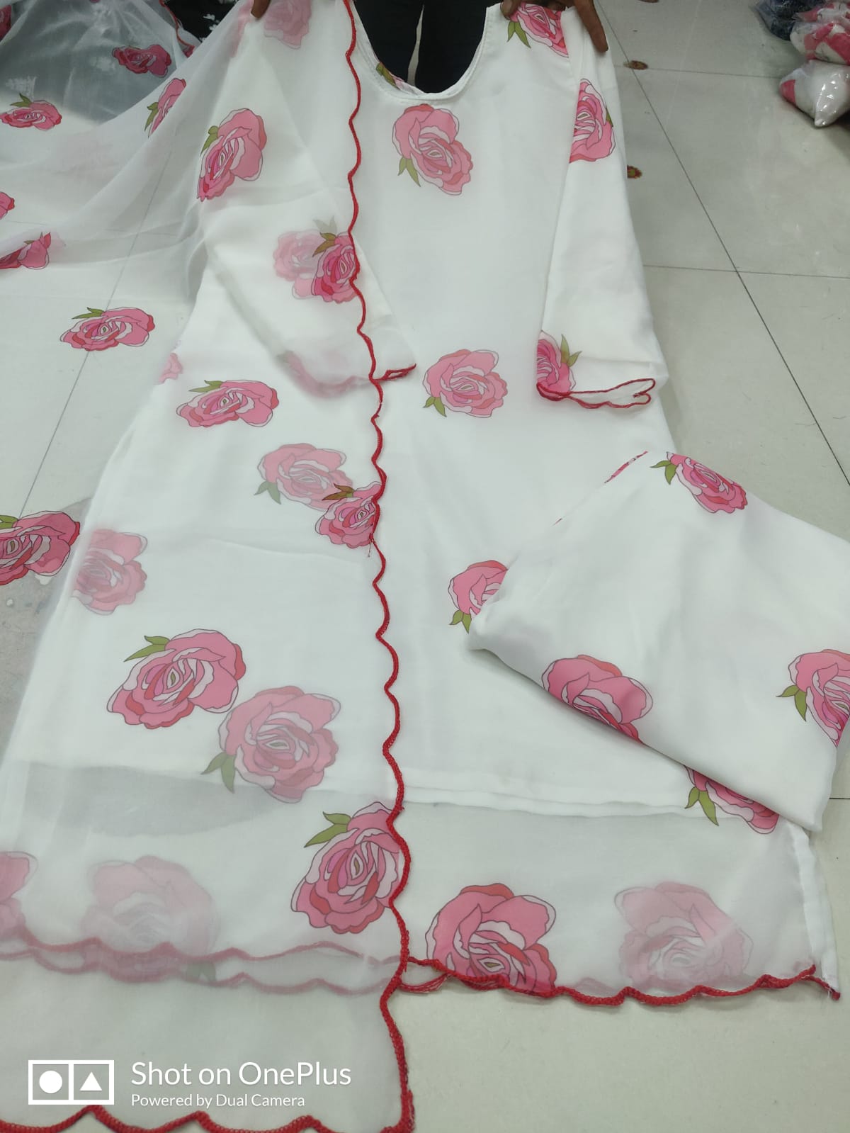 Beautiful Ready to Wear Suit with Rose Print