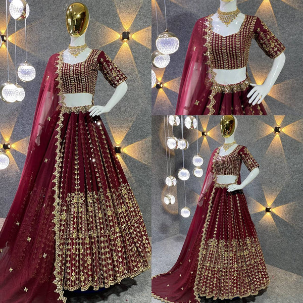 Party Wear Embroidery Georgette lehenga choli for women