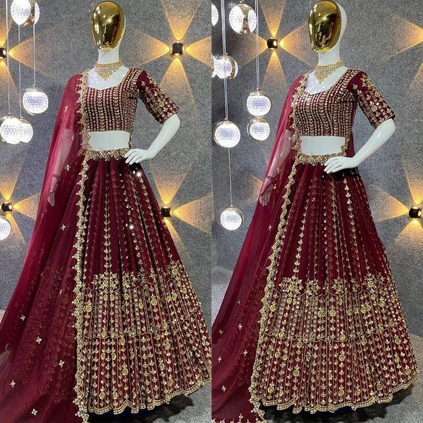 Party Wear Embroidery Georgette lehenga choli for women