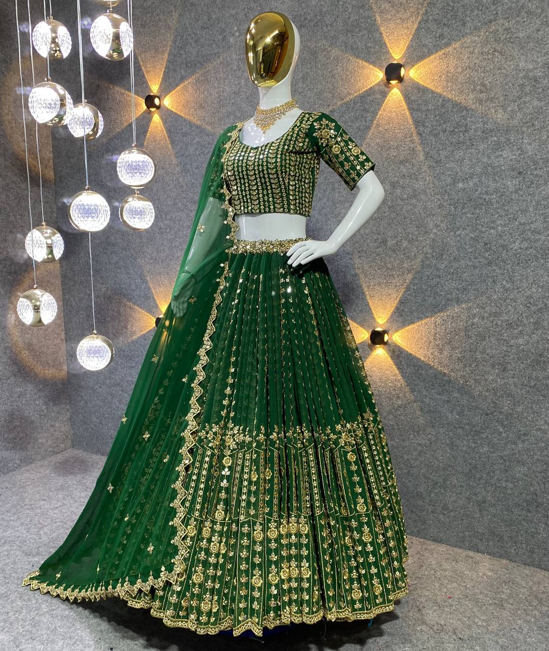 Party Wear Embroidery Georgette lehenga choli for women