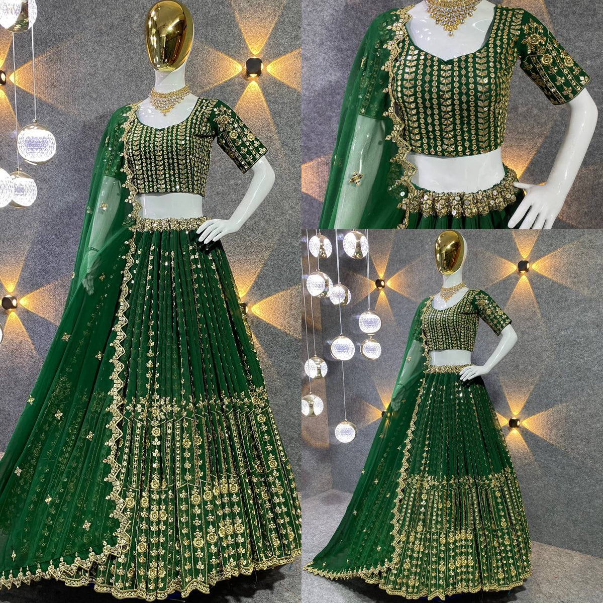 Party Wear Embroidery Georgette lehenga choli for women