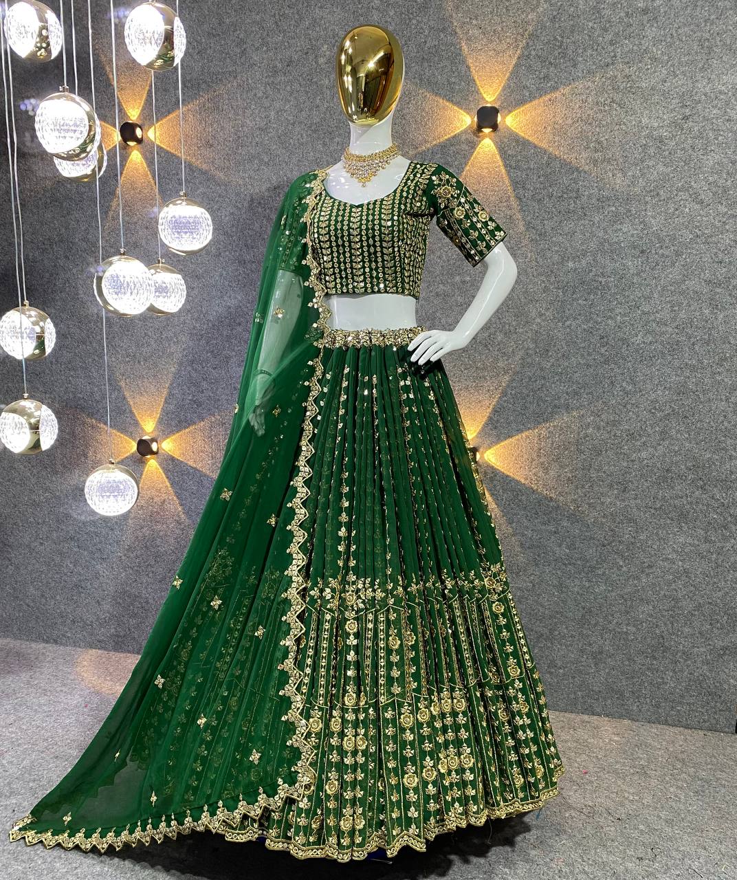 Party Wear Embroidery Georgette lehenga choli for women