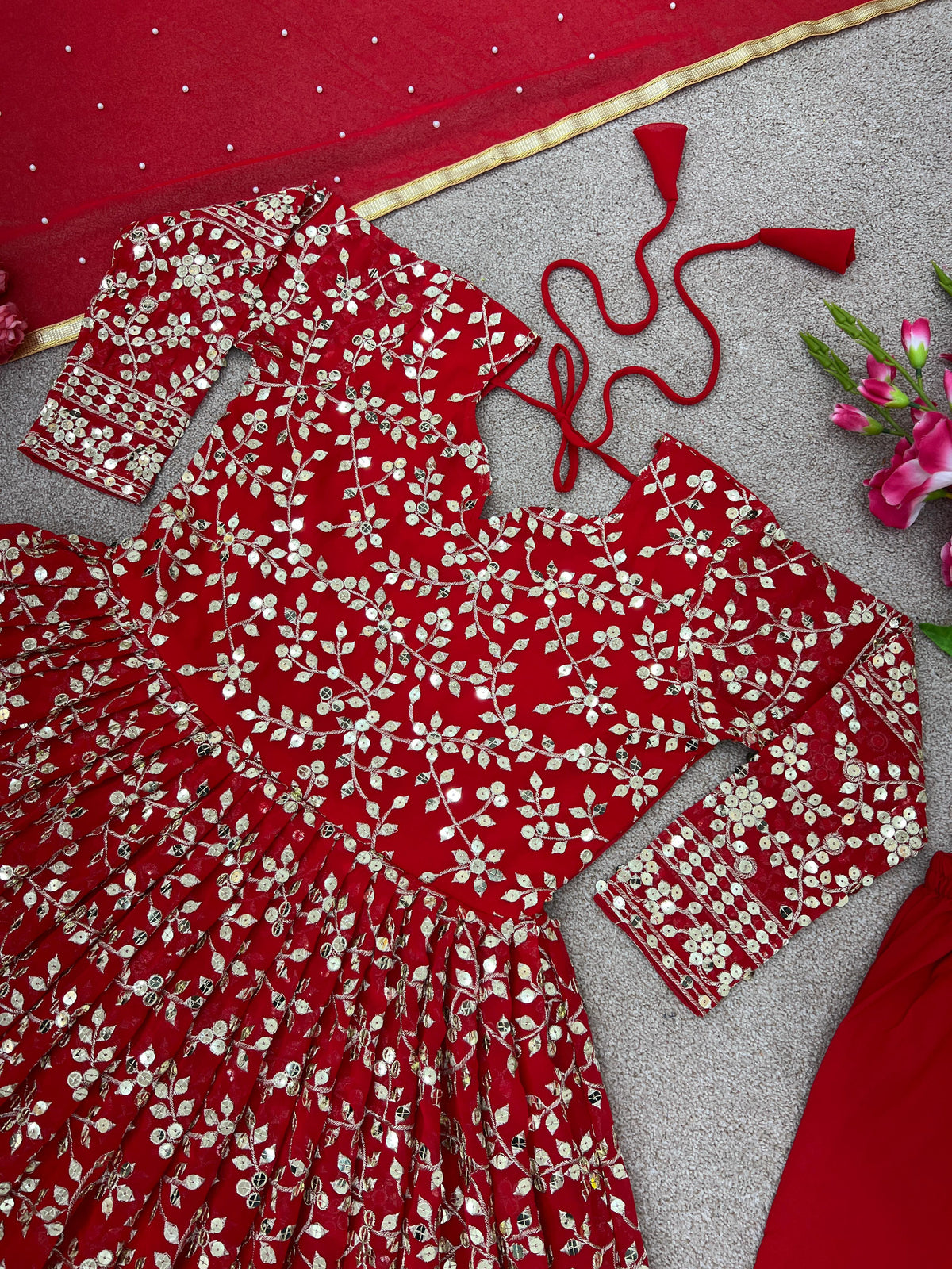 Designer Party Wear Look Full Heavy Embroidery Sequence gown for women