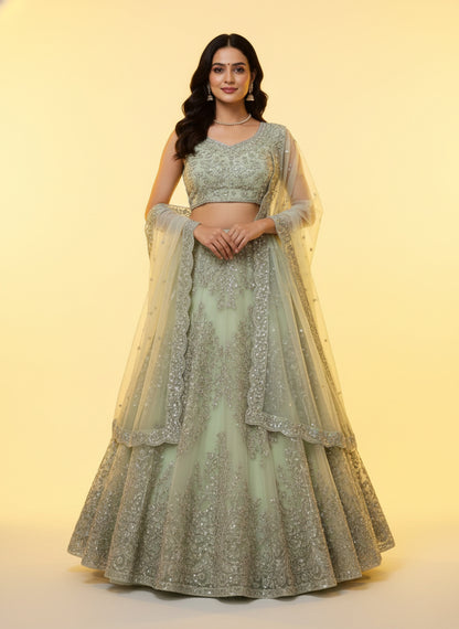 Soft Butterfly Net Designer Lehenga Choli