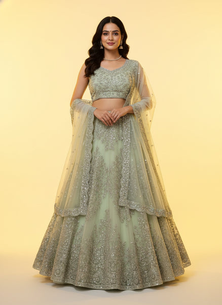 Soft Butterfly Net Designer Lehenga Choli