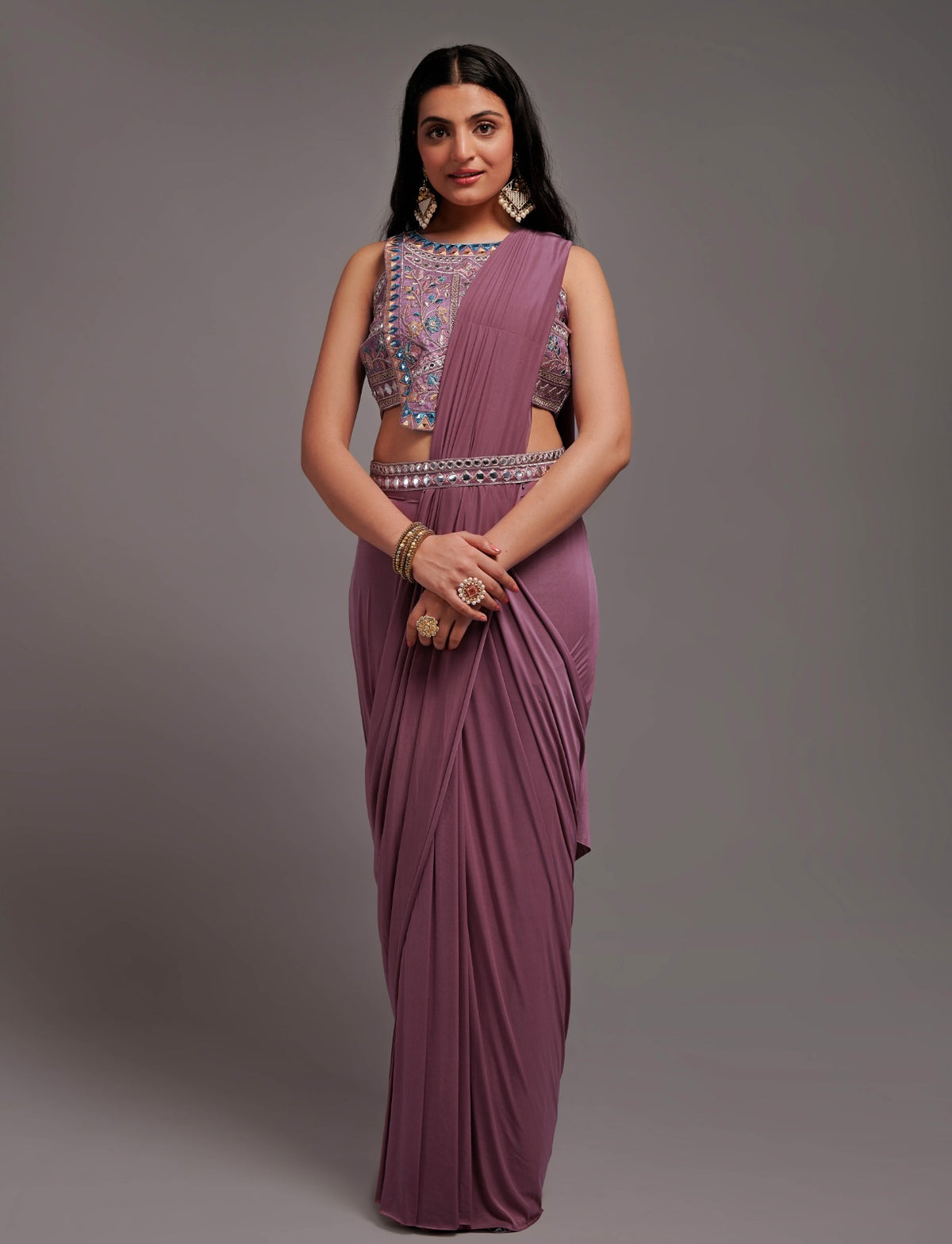 Party Wear Latest Beautiful Ready To Wear Saree