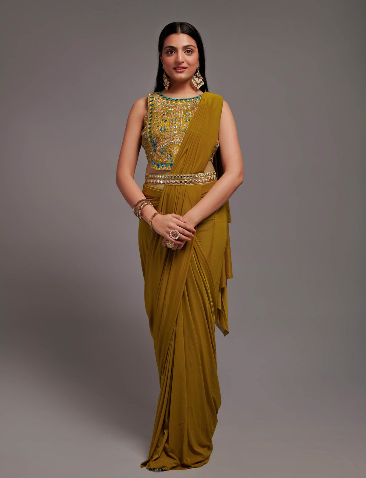 Party Wear Latest Beautiful Ready To Wear Saree