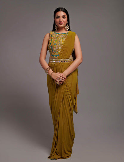 Party Wear Latest Beautiful Ready To Wear Saree