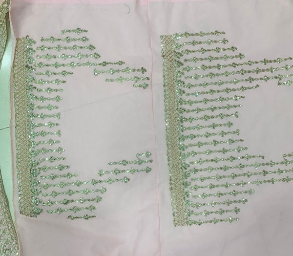 Multi Color Georgette Lehenga Choli