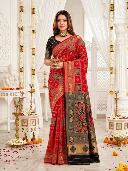Soft Silk Jacquard Saree