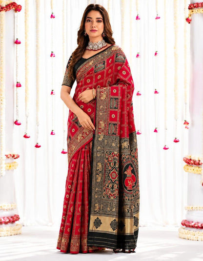 Soft Silk Jacquard Saree