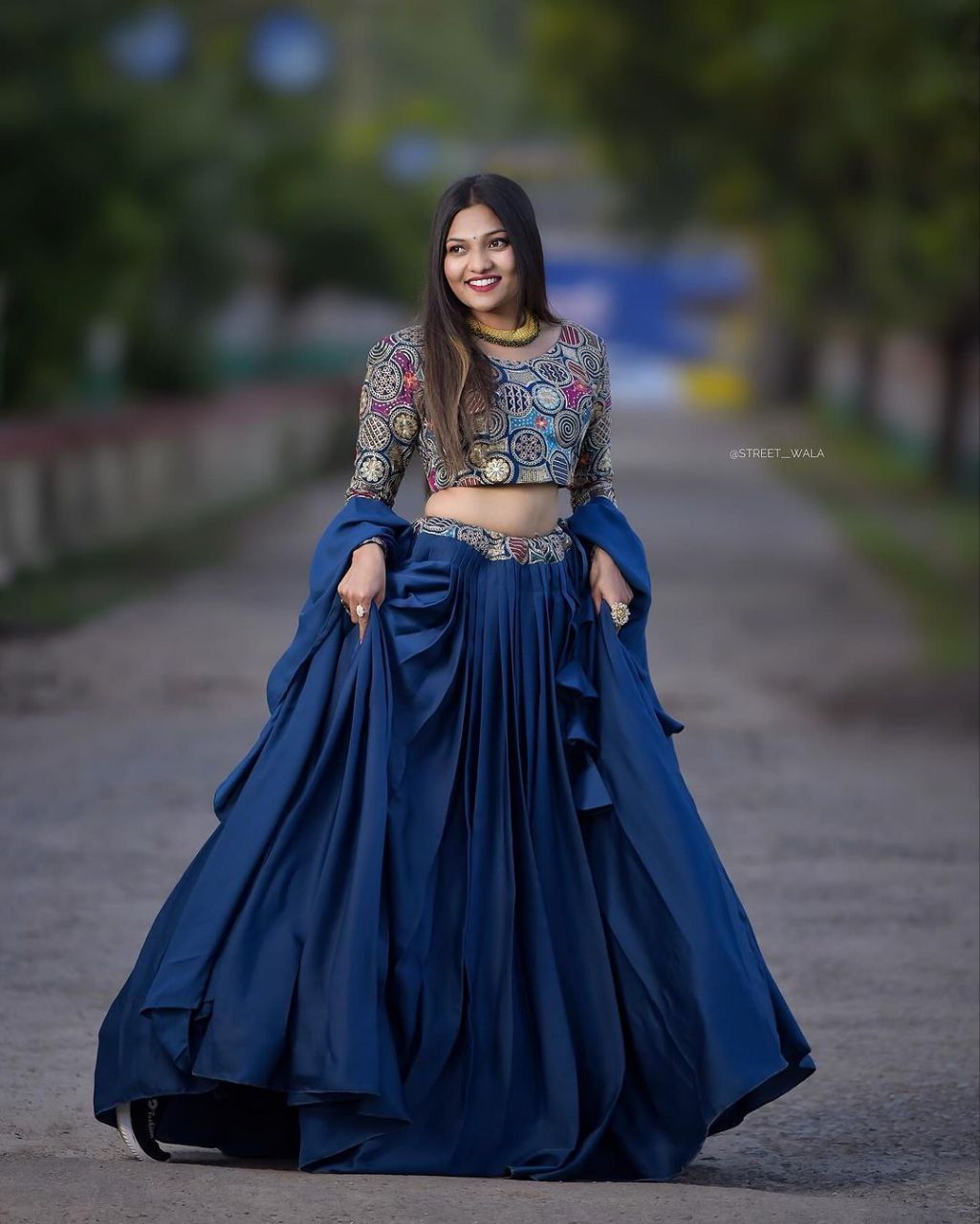 Lehenga wala gown best sale