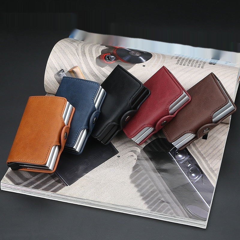 Double-layer RFID Card Holder With Anti-magnetic And Anti-theft Features