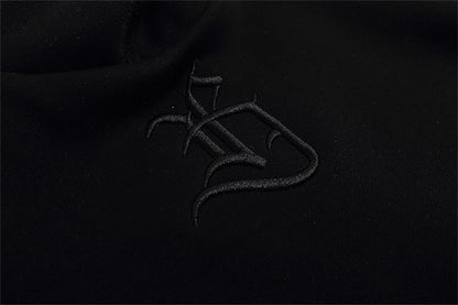 Solid Color Fashion Hooded Sweatshirt Men