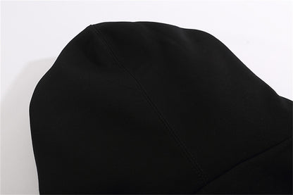 Solid Color Fashion Hooded Sweatshirt Men