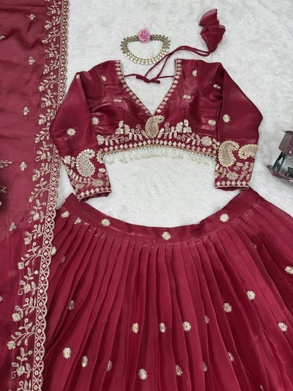 Wedding Wear Jimmy Cho Sequence Lehenga