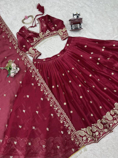 Wedding Wear Jimmy Cho Sequence Lehenga