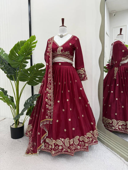 Wedding Wear Jimmy Cho Sequence Lehenga
