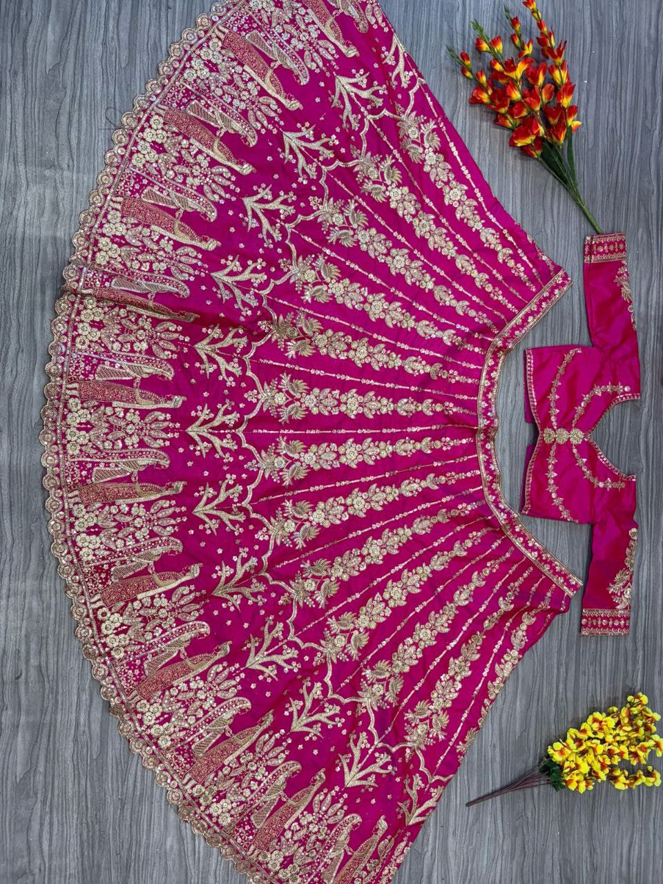Wedding Wear Silk Lehenga Choli