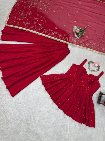 Latest Tabby Organza Ready Made Salwar Suit
