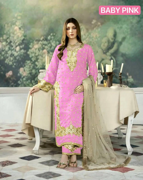 Latest Jimmy Cho Embroidery Salwar Suit