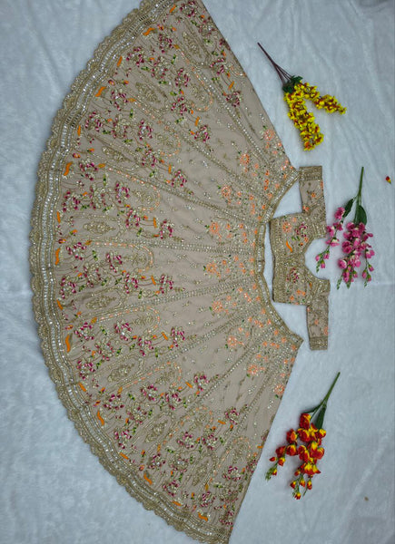 French Crepe Silk Lehenga Choli set