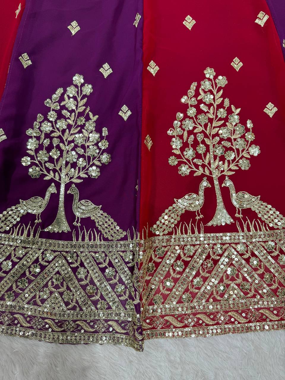 Premium Faux Georgette Lehenga Choli Set