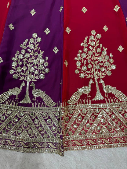 Premium Faux Georgette Lehenga Choli Set