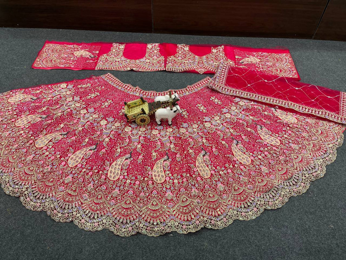 Premium Soft Butterfly Net Lehenga Choli With Coding Sequins Work