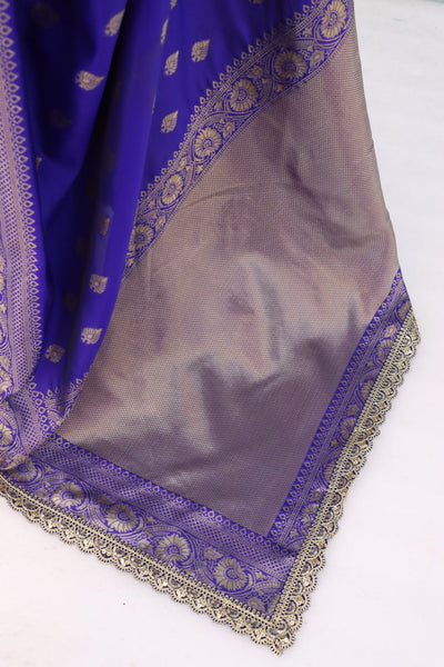 Banarasi Silk Saree with Matching Silk Blouse Piece