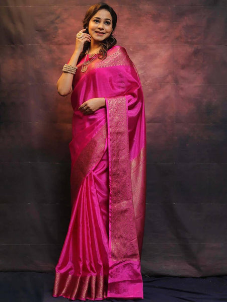 Reach Pallu Jacquard Saree For Women