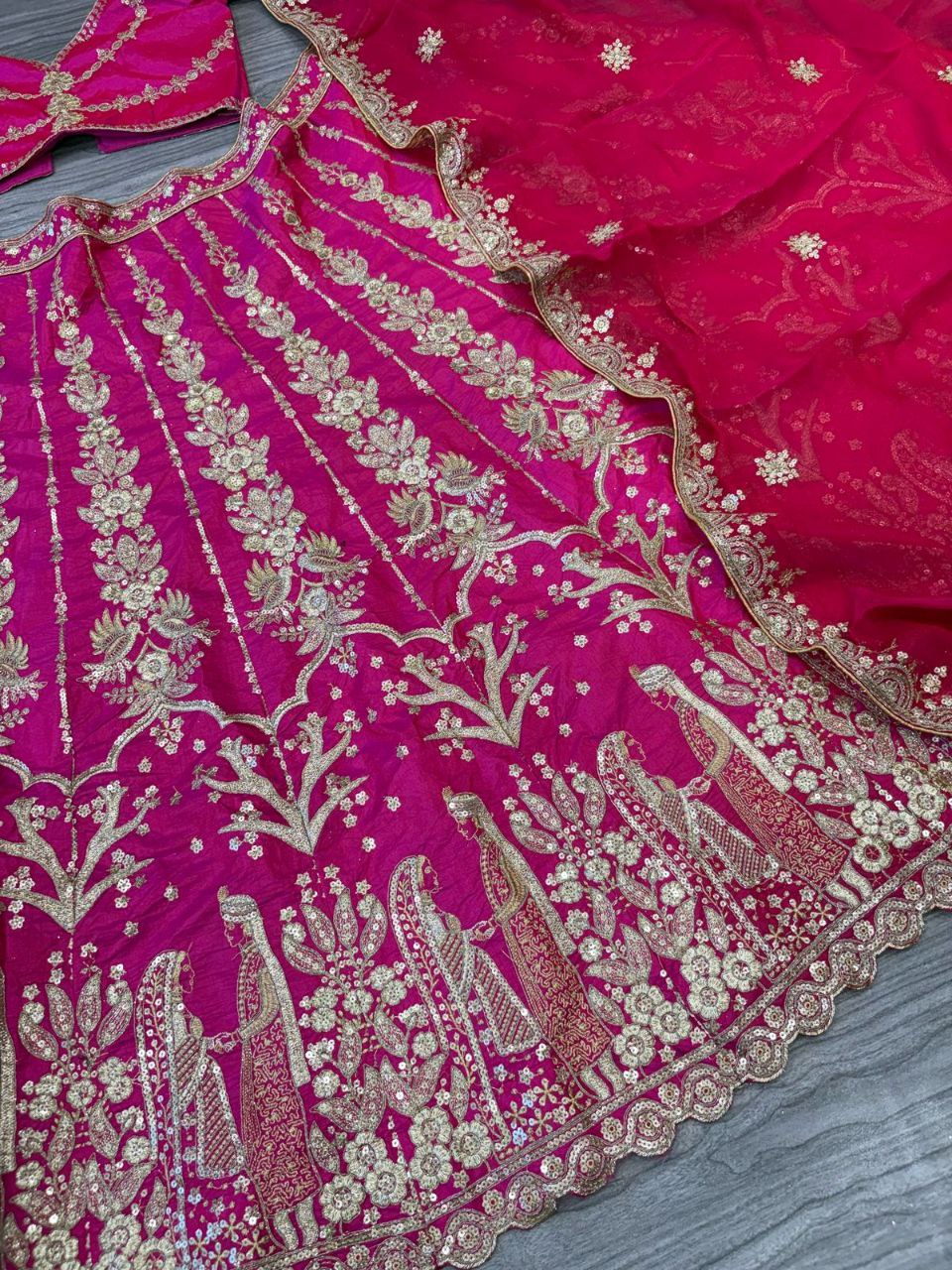 Wedding Wear Silk Lehenga Choli