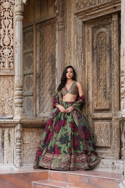 Letest Organza Full Stitched With Sequnce Work Lehenga Choli