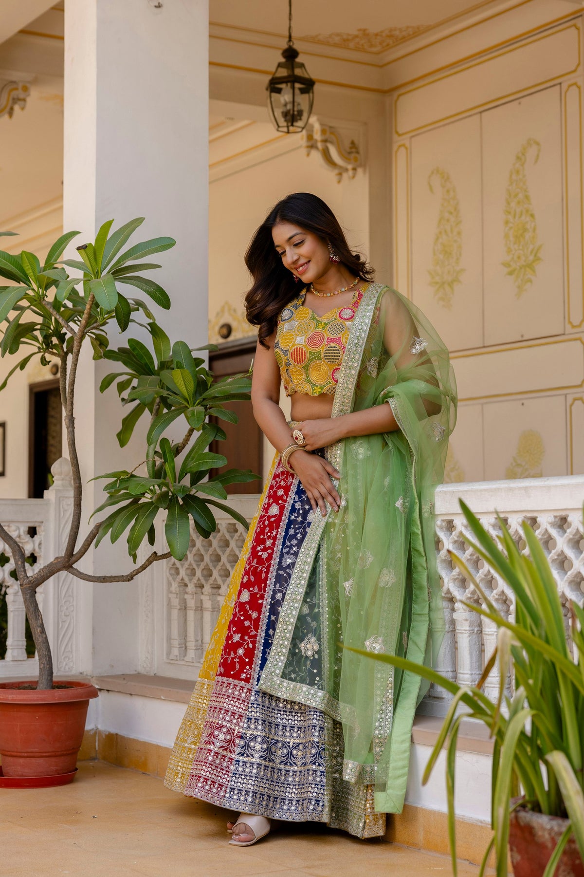 Latest Georgette Multi Thread Sequence Lehenga Choli