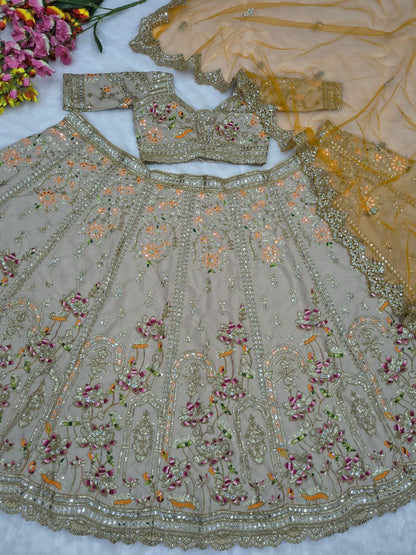 French Crepe Silk Lehenga Choli set