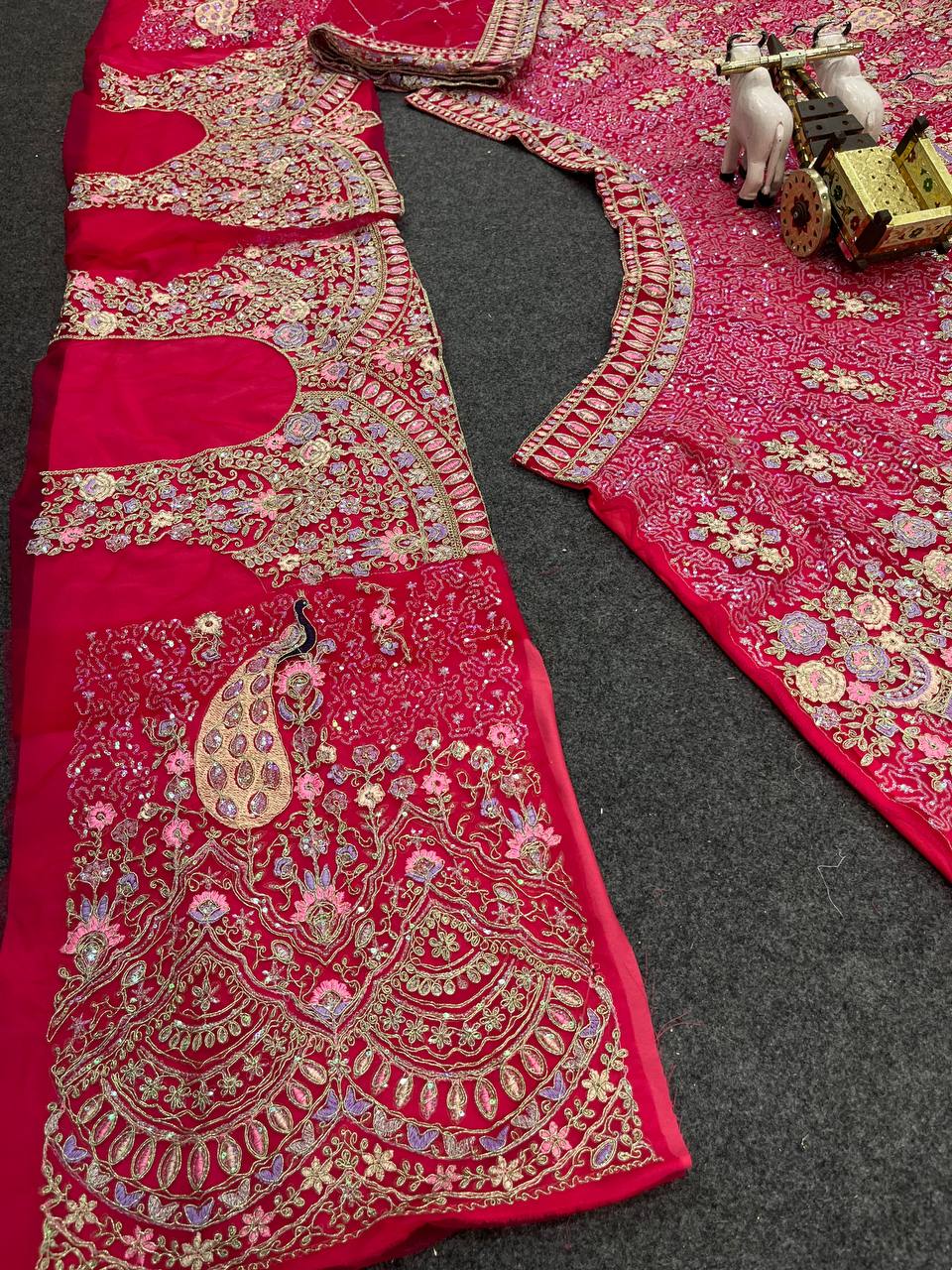 Premium Soft Butterfly Net Lehenga Choli With Coding Sequins Work