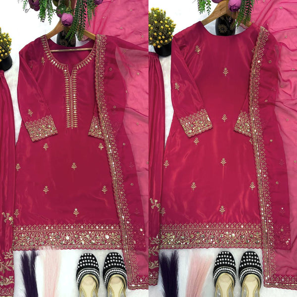Elegant Heavy Embroidered Sharara Set