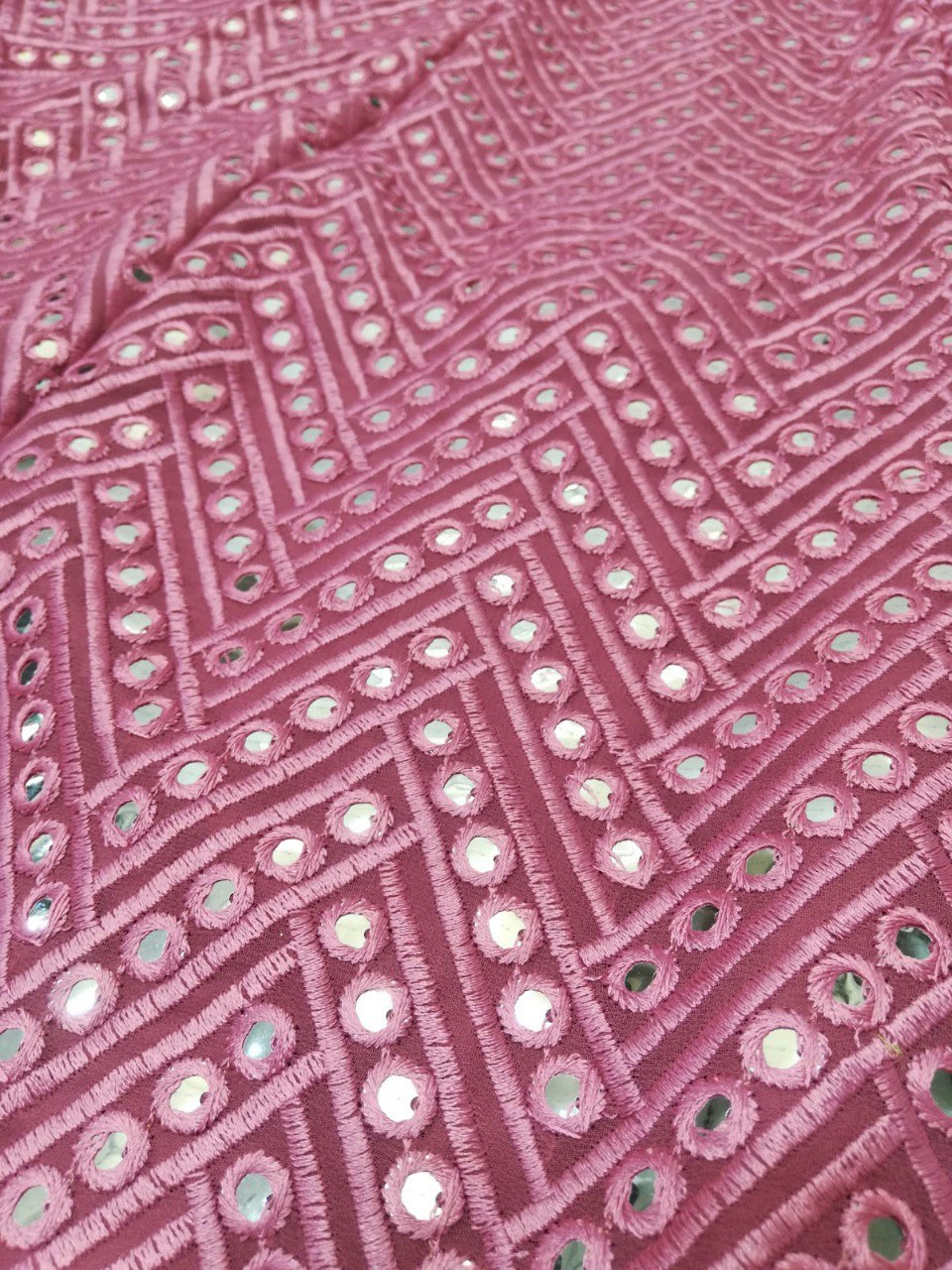 Royal Sequin Embroidered Georgette Lehenga Set