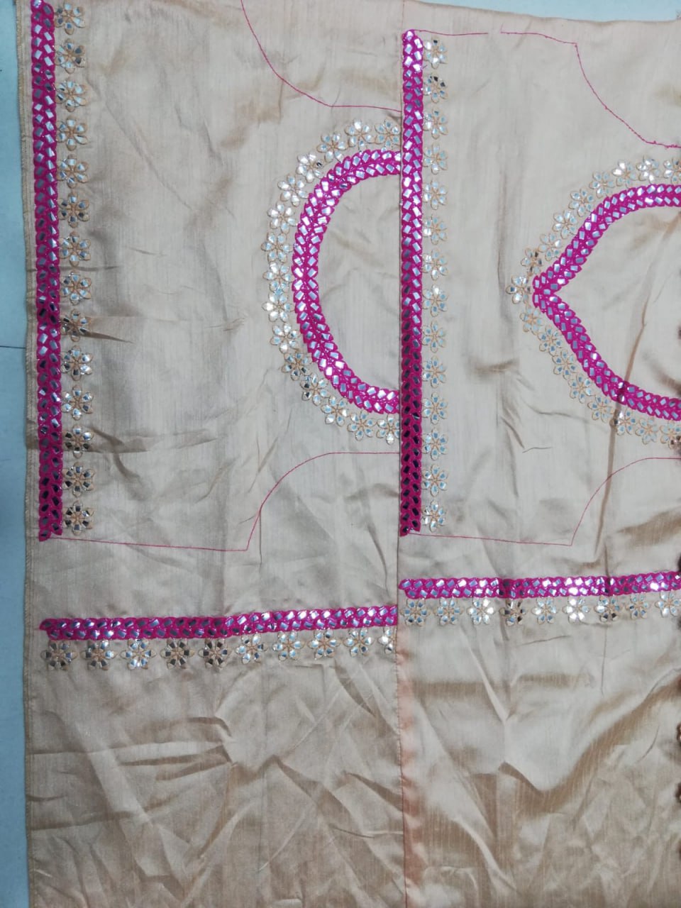 Butterfly Net Mirror-Work Lehenga choli set
