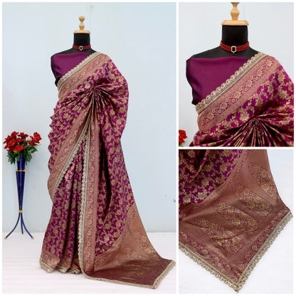 Kanjeevaram Silk Saree With Blouse Piece