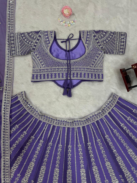 Latest Georgette lehenga for women