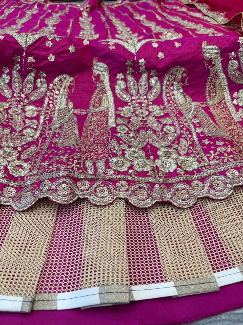 Wedding Wear Silk Lehenga Choli