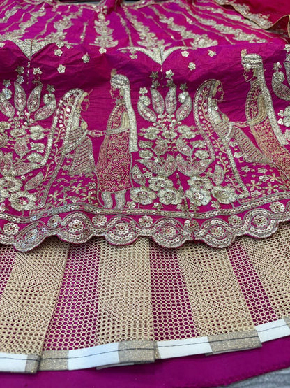 Wedding Wear Silk Lehenga Choli