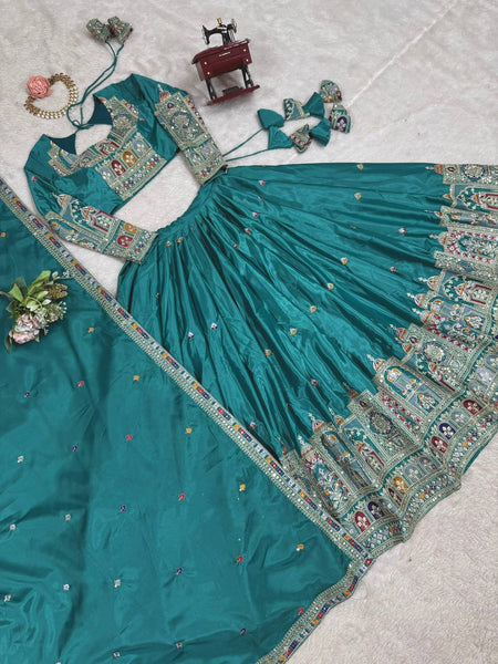 Wedding Wear Crape Silk Sequence Lehenga Choli