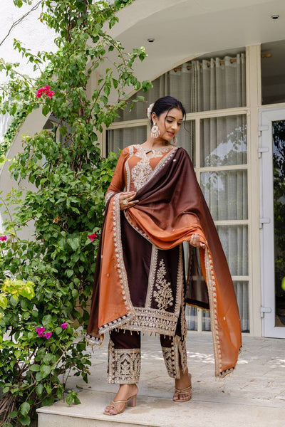 Party Wear Georgette Sequence Salwar Suit