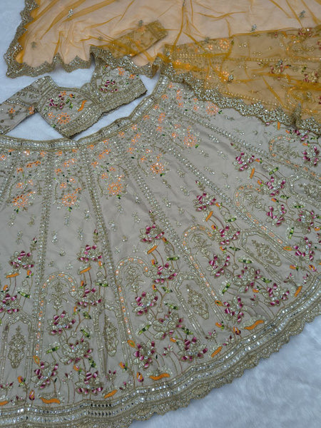 French Crepe Silk Lehenga Choli set