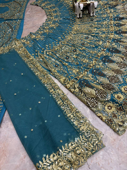 Premium Soft Butterfly Net Lehenga Choli With Intricate Sequins Work