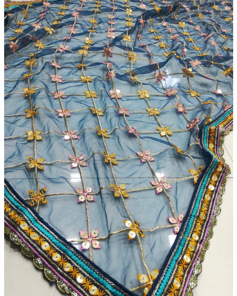 Exquisite Sequins Embroidered Chinon Lehenga Choli Set