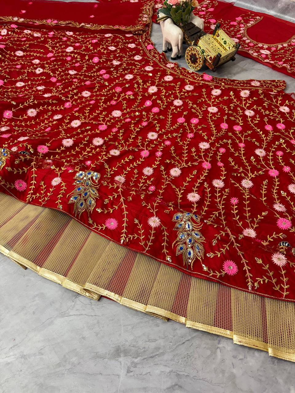 Royal Sequins Net Lehenga choli set